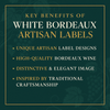 White Bordeaux Artisan Labels