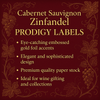 Cabernet Sauvignon Zinfandel Prodigy Labels