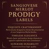 Sangiovese Merlot Prodigy Labels