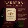 Barbera Artisan Labels