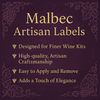 Malbec Artisan Labels