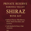 Private Reserve Barossa Valley Shiraz Wine Kit 14L - Free Shipping