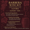 Barbera Wine Kit Limited Release, Ultima