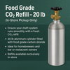 Food Grade CO2 Refill 20 Lb