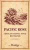 Pacific Rose Chilean Coastal-Style Red Blend Prodigy wine bottle label from Finer Wine Kits