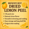 Brewers Best Dried Lemon Peel 1 lb