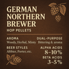 German Northern Brewer Hop Pellets 1 oz
