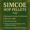 Simcoe Hop Pellets 1 oz