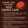 Red Crown Caps (Bag of 144)