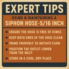 Siphon Hose-5/16Inch (Per Ft.)
