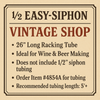 1/2" Easy-Siphon Vintage Shop
