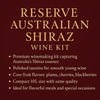 Reserve Australian Shiraz Wine Kit