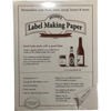 White Label-Making Paper 18 ct