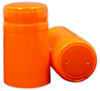 Orange PVC Shrink Capsules, bulk pack of 500