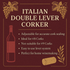 Italian Double Lever Corker
