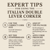 Italian Double Lever Corker