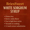 BriesSweet White Sorghum Syrup 3.3 lb