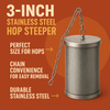3 inch Stainless Steel Hop Steeper With Chain