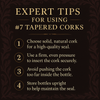 #7 Tapered Corks (100/Bag)