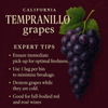 California Tempranillo Grapes
