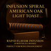 Infusion Spiral American Oak Light Toast