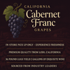 California Cabernet Franc Grapes