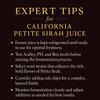 California Petite Sirah Juice