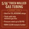 5/16" Thick-walled Gas Tubing 100 ft.