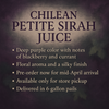 Chilean Petite Sirah Juice
