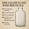 One Gallon Glass Wide Mouth Jug