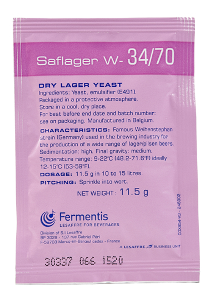 Saflager W-34/70 Dry Lager Yeast