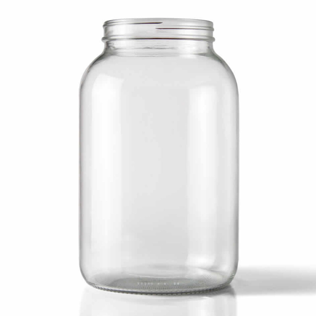 One Gallon Glass Wide Mouth Jug