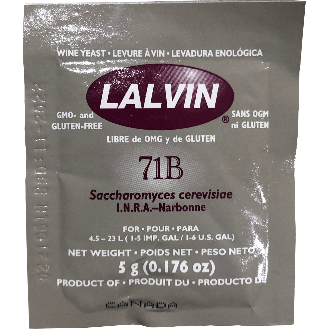 Lalvin Champagne Yeast EC-1118 (5g) U2013 Almost Off Grid