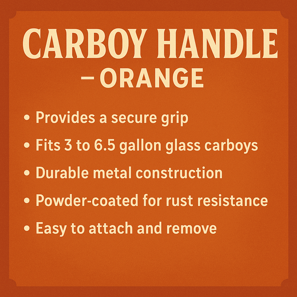 Carboy Handle - Orange