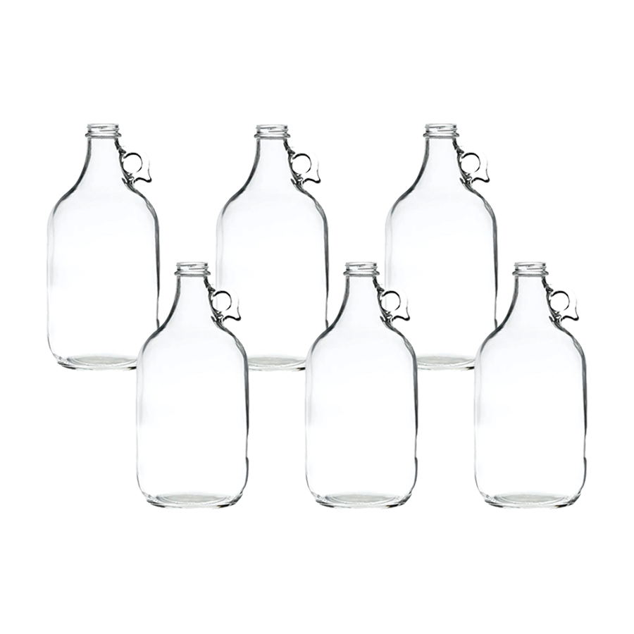 Clear Half Gallon Glass Jug (Case of 6)