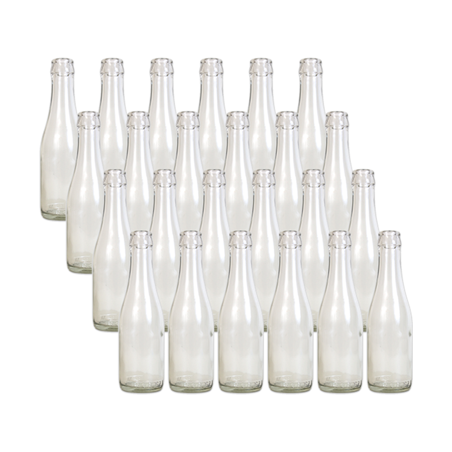 Clear Champagne Bottles 187 mL - 24/Case