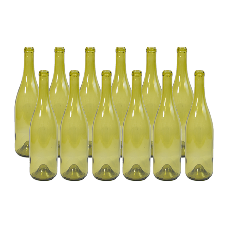 Dead Leaf Burgundy Wine Bottles 750 mL - 12/Case