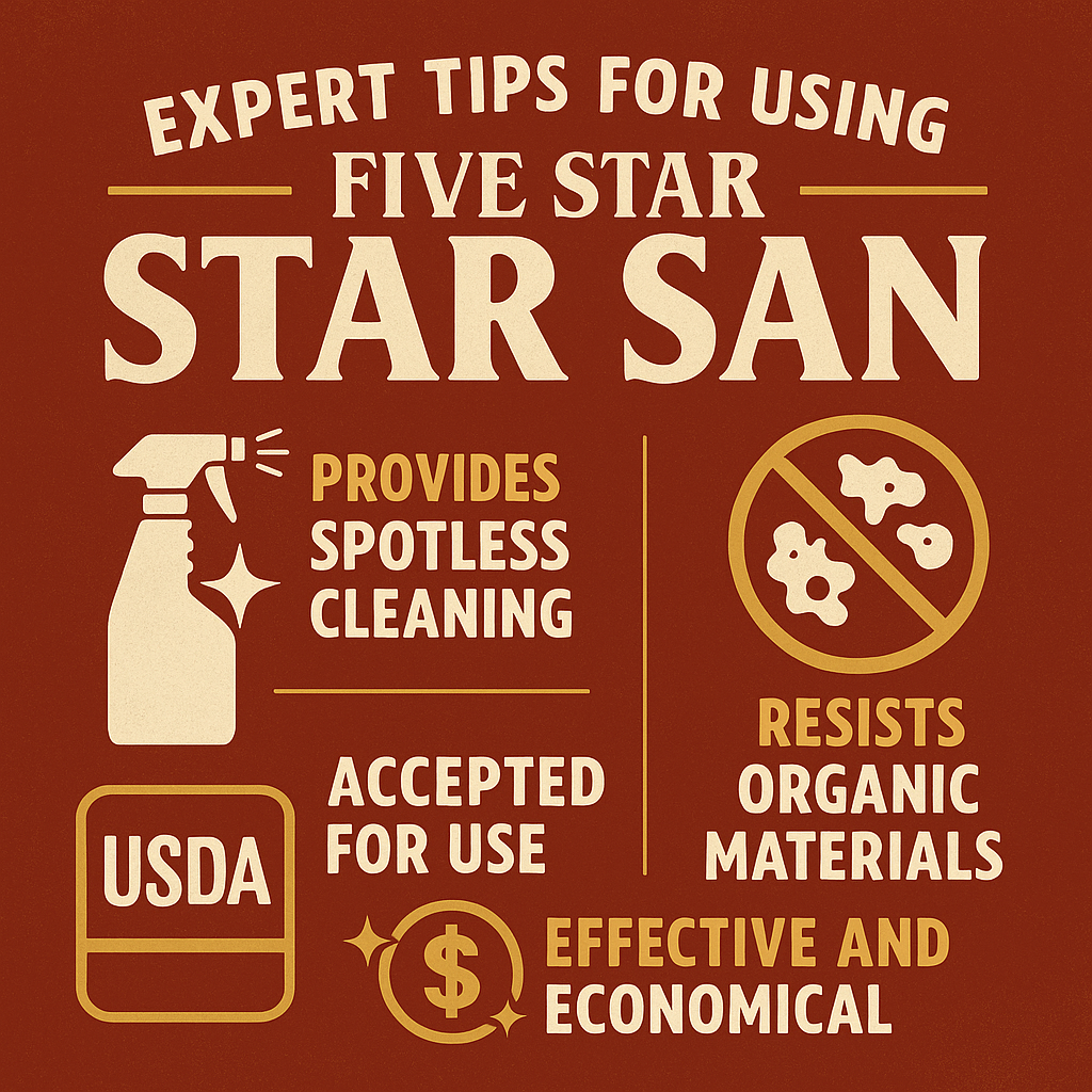5 Star Home Brew Cleaning sanitizer star san 32 oz pbw 4 lb kit
