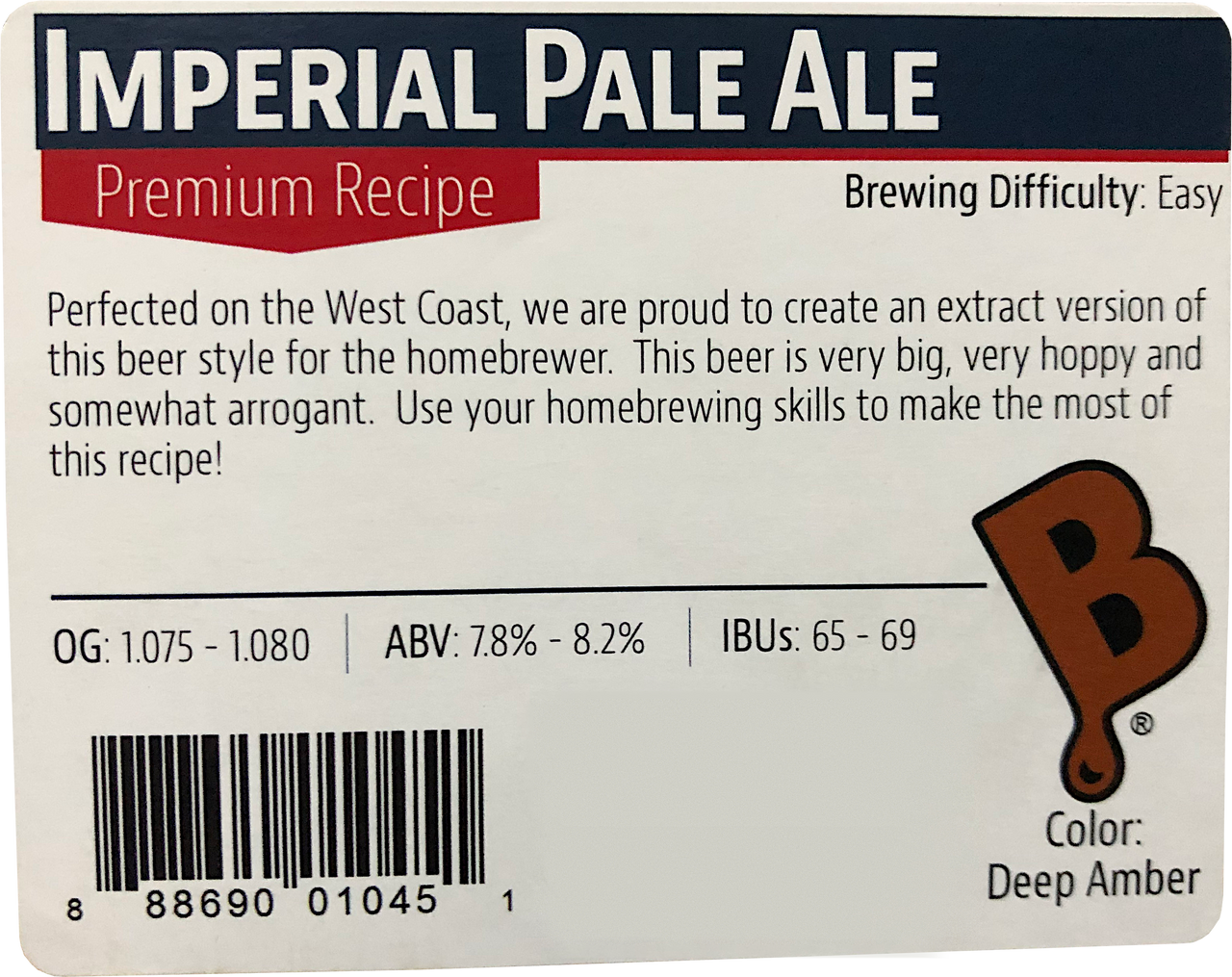 Imperial Pale Ale Beer Kit