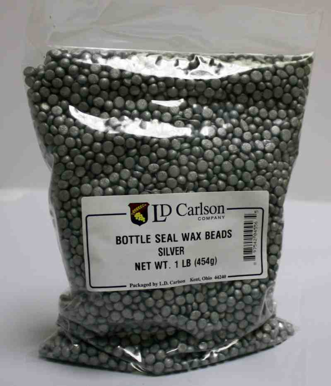 Bottle Sealing Wax - Silver Beads