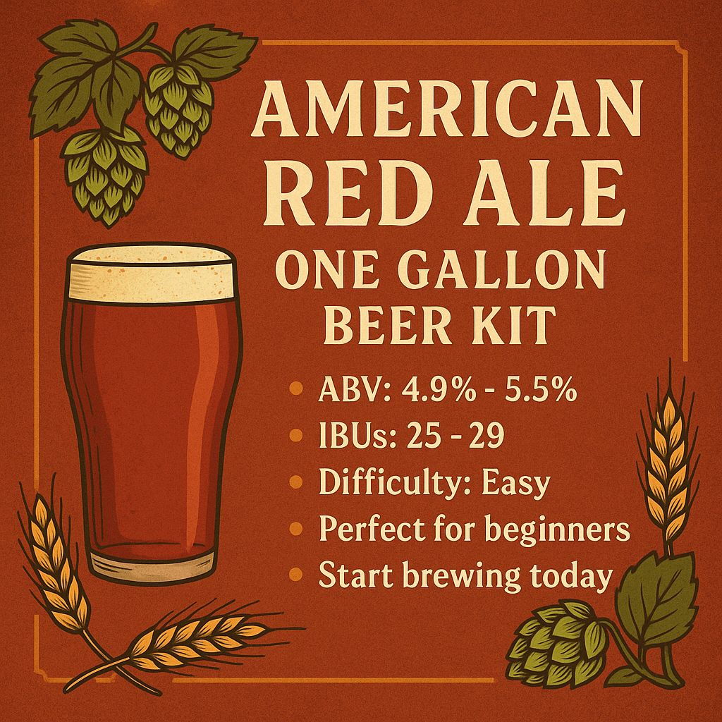 American Red Ale One Gallon Beer Kit