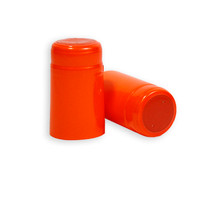 Orange PVC Shrink Capsules (500 Bulk)