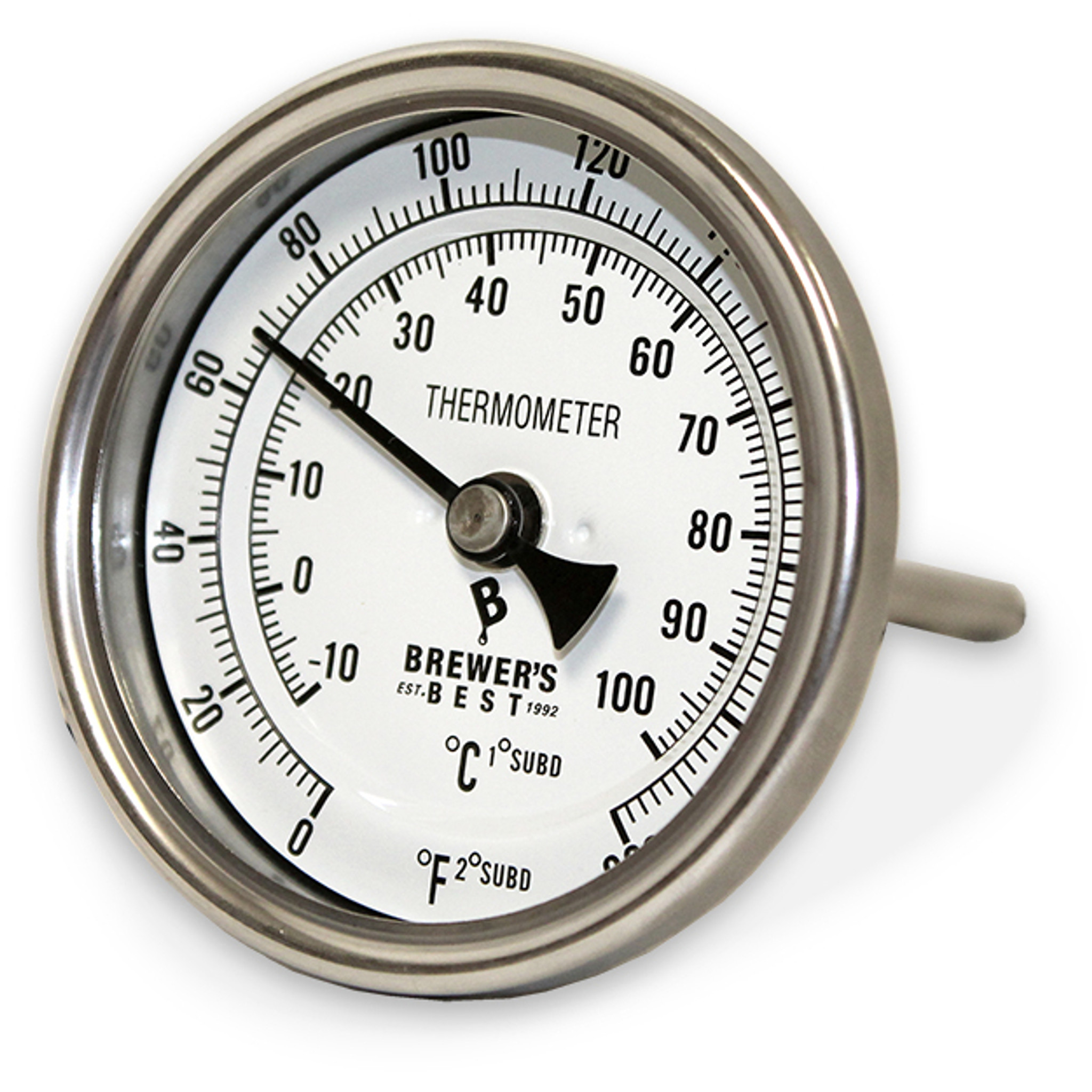 Brewer's Best Kettle Thermometer 3 Dial and 4 Probe