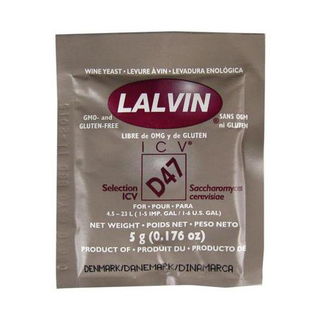 ICV D47 Lalvin Wine Yeast, Brand Lalvin
