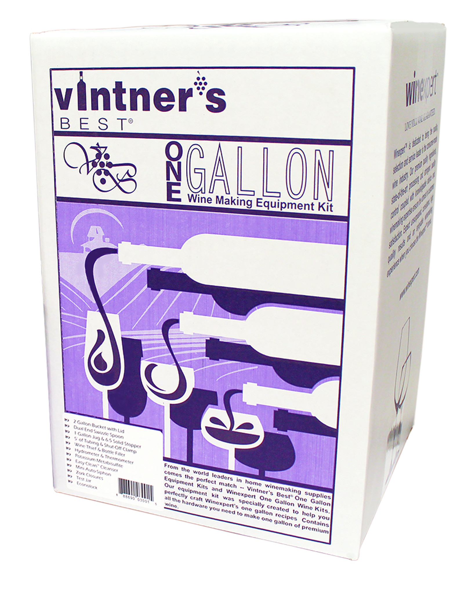 Vitner's One Gallon Wine Making Equipment Kit 