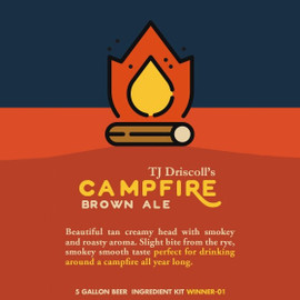 Campfire Brown Ale Beer Kit, Extract