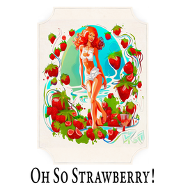 Oh So Strawberry Labels