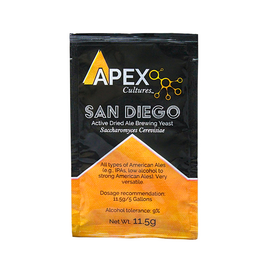 Apex Cultures Dry Brewing Yeast 11.5 GRAM San Diego