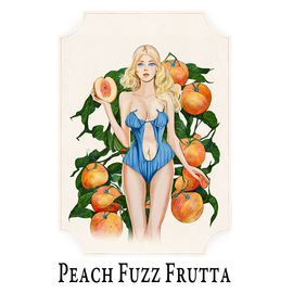 Peach Fuzz Frutta Finer Wine Kit Labels