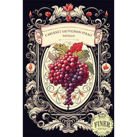 Cabernet Sauvignon Syrah Novello Labels